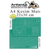 Artlantis Kesim Matı A4 22x30 cm Çift Taraflı 2 Adet Çizim Matı Kesme Madı Kesim Tablası Kesim Altlığı