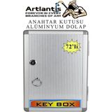 Artlantis Kilitli Anahtar Kutusu 72 Li 1 Paket Anahtar Dolabı Alüminyum Gövde Otel Otopark Apart Anahtarlık Dolap - Alüminyum Gri - Standart