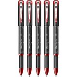 Artlantis Kırmızı Pilot Kalem Dna Gel Pen 5 Adet Scrikss Pilot Kalem 0.7 mm Roller Uçlu Pilot Kalem Ince Uçlu Likit Mürekkepli - 0.7mm - Standart