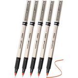 Artlantis Kırmızı Pilot Kalem UB-177 Fine Deluxe 5 Adet Uniball Pilot Kalem 0.5 mm Roller Uçlu Pilot Kalem Ince Uçlu Likit Mürek - 0.5mm - Standart
