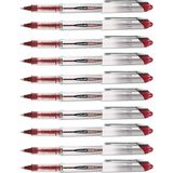 Artlantis Kırmızı Pilot Kalem UB-200 Vision Elite 0.8mm 10 Adet Uniball Pilot Kalem 0.8 mm Roller Uçlu Pilot Kalem Ince Uçlu Likit - Standart