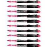 Artlantis Kırmızı Pilot Kalem UB-205 Vision Elite 0.5mm 10 Adet Uniball Pilot Kalem 0.5 mm Roller Uçlu Pilot Kalem Ince Uçlu Likit - Standart