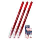 Artlantis Kırmızı Tükenmez Kalem 1.0mm 3 Adet Pensan Büro Tipi Ballpoint Büro Plastik Kapaklı Tükenmez Kalem