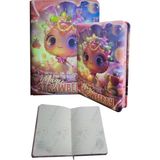 Artlantis Kokulu Not Defteri 1 Adet Puffy Cute 13X18CM 96 Yaprak Çizgili Pofuduk Defter Kız Hediye Defter - Mor