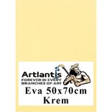 Artlantis Krem Eva 50X70 cm 1 Adet Eva Süngeri Okul Kreş Anasınıfı Elişi Etkinlikleri - Standart - 50x70cm