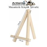 Artlantis Küçük Akrobat Şövale Masaüstü 1 Adet Mini Katlanabilir Tuval Çerçeve Fotoğraf Sövale Ressam Sehbası