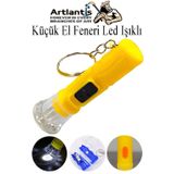 Artlantis Küçük El Feneri Led Işıklı 1 Adet Anahtarlıklı Mini El Feneri İlk Yardım Feneri Deprem Feneri Karne Hediyesi