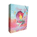 Artlantis Lastikli Klasör Kız Figürlü 1 Adet İpli Klasör 32x24x6 cm Okul Öğrenci Klasörü Lastikli Çanta İpli D