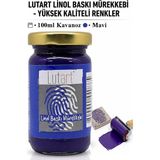 Artlantis Linol Mürekkebi 100 ml 1 Adet Lutart Linol Baskı Boya Mürekkebi Blok Baskı Sanat Su Bazlı Matbaa Mürekkebi Hobi - Mavi