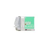 Artlantis Maket Bıçağı Yedeği Geniş 10 Tüp 10 lu 18 mm SDI Falçata Bıçağı Yedek Ağızları Koli Karton Kesici Hobi