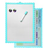 Artlantis Manyetik Çift Taraflı Yazı Tahtası Renkli 25X35 cm 1 Adet Çocuklar Için Silinebilir Mıknatıslı Yazı Tahtası Plastik - Mavi