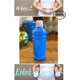 Artlantis Mavi Cinsiyet Belirleme Parmak Boyası 1 Adet 500 ml Kız Cinsiyet Açıklama Boyası Yıkanabilir Zararsız - Standart