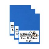 Artlantis Mavi Eva 50x70 cm 3 Adet Eva Süngeri Okul Kreş Anasınıfı Elişi Etkinlikleri