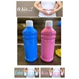 Artlantis Mavi Pembe Cinsiyet Belirleme Parmak Boyası 1 Adet 500 Ml Kız Cinsiyet Açıklama Boyası Yıkanabilir Zararsız