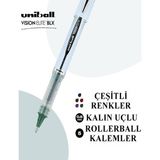 Artlantis Mavi Pilot Kalem UB-205 Vision Elite 0.5mm 5 Adet Uniball Pilot Kalem 0.5 mm Roller Uçlu Pilot Kalem Ince Uçlu Likit - Standart
