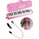 Artlantis Melodika 32 Tuşlu Pembe Bez Çantalı 1 Adet 32K Hortumlu Melodika Askılı Taşıma Kulplu Okul Öğrenci - Standart