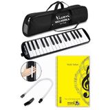 Artlantis Melodika 32 Tuşlu Siyah Bez Çantalı 1 Adet Müzik Defteri A4 Plastik Kapak 40 Yaprak Spralli 1 Adet H