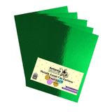 Artlantis Metalik Aynalı 5 Adet 50x70 cm Yeşil Fon Kartonu