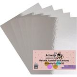 Artlantis Metalik Aynalı Fon Kartonu 35X50 5 Adet Artlantis Metalik Aynalı Fon Kartonu - Gümüş