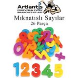 Artlantis Mıknatıslı Sayılar 26 Parça 1 Paket Bubu Manyetik Sayılar Okul Öncesi Eğitim Harfleri Öğrenme