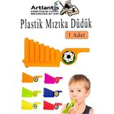 Artlantis Mızıka Düdük 1 Adet Plastik Mızıka Plastik Düdük Nostalji Mızıka Oyuncak Karne Sınıf Çocuk Hediye - Çok Renkli - Standart