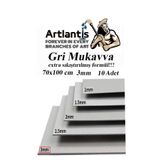Artlantis Mukavva Gri 3 Mm 70x100 Cm 10 Adet Sert Karton Ekstra Sıkıştırılmış 70*100 Mukavva Gri Renkli 10 Ade