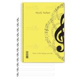 Artlantis Müzik Defteri A4 Spralli 40 Yaprak 1 Adet Sol Anahtarlı Telli Müzik Defteri Büyük Boy 12 Sütunlu