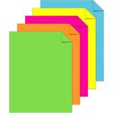 Artlantis Neon Fosforlu Renkli A4 Fotokopi Kağıdı 100 lü 1 Paket 100 Adet Fosforlu 5 Renk Parlak Canlı Renkler Fotokopi Kağıdı
