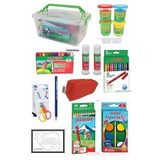 Artlantis Okul Kırtasiye Seti 15 Parça 1 Paket Alpino Keçeli Kalem Kuruboya Pastel Boya Oyun Hamuru Makas Stick Yapıştırıcı