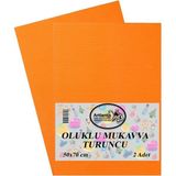 Artlantis Oluklu Mukavva 50 x 70 cm 2 Adet Turuncu