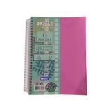 Artlantis Orta Boy 4+2 Ayraçlı Defter 6 Konulu 180 Yaprak 1 Adet 4 Kareli 2 Çizgili Spralli Plastik Kapak Seperatörlü 18x25 cm (Pembe)