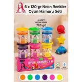 Artlantis Oyun Hamuru 6 Renk 720GR 1 Paket Monalisa 6 Lı Oyun Hamuru Kurumaya Karşı Dirençli Okul Öncesi Kreş Yumuşak Dokulu - Siyah