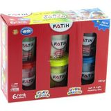 Artlantis Oyun Hamuru 6 Renk 780 gr 1 Paket Fatih Ana Renkler Okul Öncesi Kreş Anasınıfı Etkinlikleri - Siyah