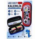 Artlantis Oyun Konsolu Kabartmalı Bölmeli Kalemlik 1 Adet P-5953 Erkek Çocuk Okul Kalem Kutusu 3 Boyutlu Joystick Hediyelik - Siyah