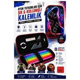 Artlantis Oyun Konsolu Kabartmalı Bölmeli Kalemlik 1 Adet P-6011 Erkek Çocuk Okul Kalem Kutusu 3 Boyutlu Joystick Hediyelik - Sarı