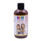 Artlantis Parmak Boyası 250 Gr 1 Adet Çocuklar İçin Yıkanabilir Parmak Boya Südor Okul Hobi Kreş Etkinlik (Kahverengi)
