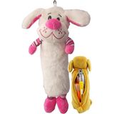 Artlantis Peluş Sevimli Hayvan Köpek Kalemlik 1 Adet Fermuarlı Yumuşak Kumaşlı Peluş Kalem Çantası Hayvan Motifli Kalem Kutusu (PEMBE)