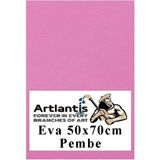 Artlantis Pembe Eva 50X70 cm 1 Adet Eva Süngeri Okul Kreş Anasınıfı Elişi Etkinlikleri - Standart - 50x70cm