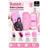 Artlantis Pembe Kabartmalı Bölmeli Kalemlik 1 Adet P-5922 Kız Çocuk Okul Kalem Kutusu 3 Boyutlu Sevimli Karikatür Hediyelik