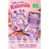Artlantis Pembe Kabartmalı Bölmeli Kalemlik 1 Adet P-5984 Kız Çocuk Okul Kalem Kutusu 3 Boyutlu Fermuarlı Hediyelik - Yeşil