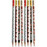 Artlantis Penguen Yuvarlak Kurşun Kalem 8 Adet 1 Paket Fatih Kurşun Kalem 2B Siyah Kurşun Kalem Penguen Desenli 2 B Kalem