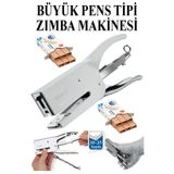 Artlantis Pens Zımba Makinesi 24/6 ve 2 Adet Zımba Teli Norex Pens Tipi Çelik Büyük Zımba Makinası 30 35 Sayfa