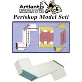 Artlantis Periskop Yapım Seti 1 Paket Karton Periskop Model Seti Aynalı Okul Sınıf Deney Seti - Standart - Beyaz