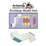 Artlantis Periskop Yapım Seti 1 Paket Karton Periskop Model Seti Aynalı Okul Sınıf Deney Seti