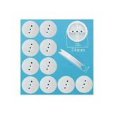 Artlantis Plastik Kasnak 24 mm 10 lu 1 Paket Tekerlek Yuvarlak Kasnak Oyuncak Çıkrık Makara 2.4 cm Motor Kasnağı Deney Okul Hobi