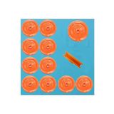 Artlantis Plastik Kasnak 6.5 mm 10 lu 1 Paket Tekerlek Yuvarlak Kasnak Oyuncak Çıkrık Makara 0.65 cm Motor Kasnağı Deney Okul Hobi