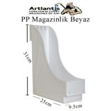 Artlantis Plastik Magazinlik 1 Adet Plastik Kutu Klasörü Magazinlik A4 Dosya ve Masa Düzenleyici Sınıf Ev Ofis