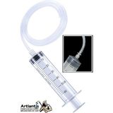 Artlantis Plastik Şırınga Hortumlu Büyük 60 ml 1 Paket Sıvı Emme Enjektörü Okul Deney Evcil Hayvan Besleme - Renkli - Standart - 60ml