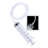 Artlantis Plastik Şırınga Hortumlu Büyük 60 ml 2 Paket Sıvı Emme Enjektörü Okul Deney Evcil Hayvan Besleme