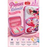 Artlantis Prenses Kabartmalı Bölmeli Kalemlik 1 Adet P-5984 Kız Çocuk Okul Kalem Kutusu 3 Boyutlu Fermuarlı Hediyelik - Kırmızı